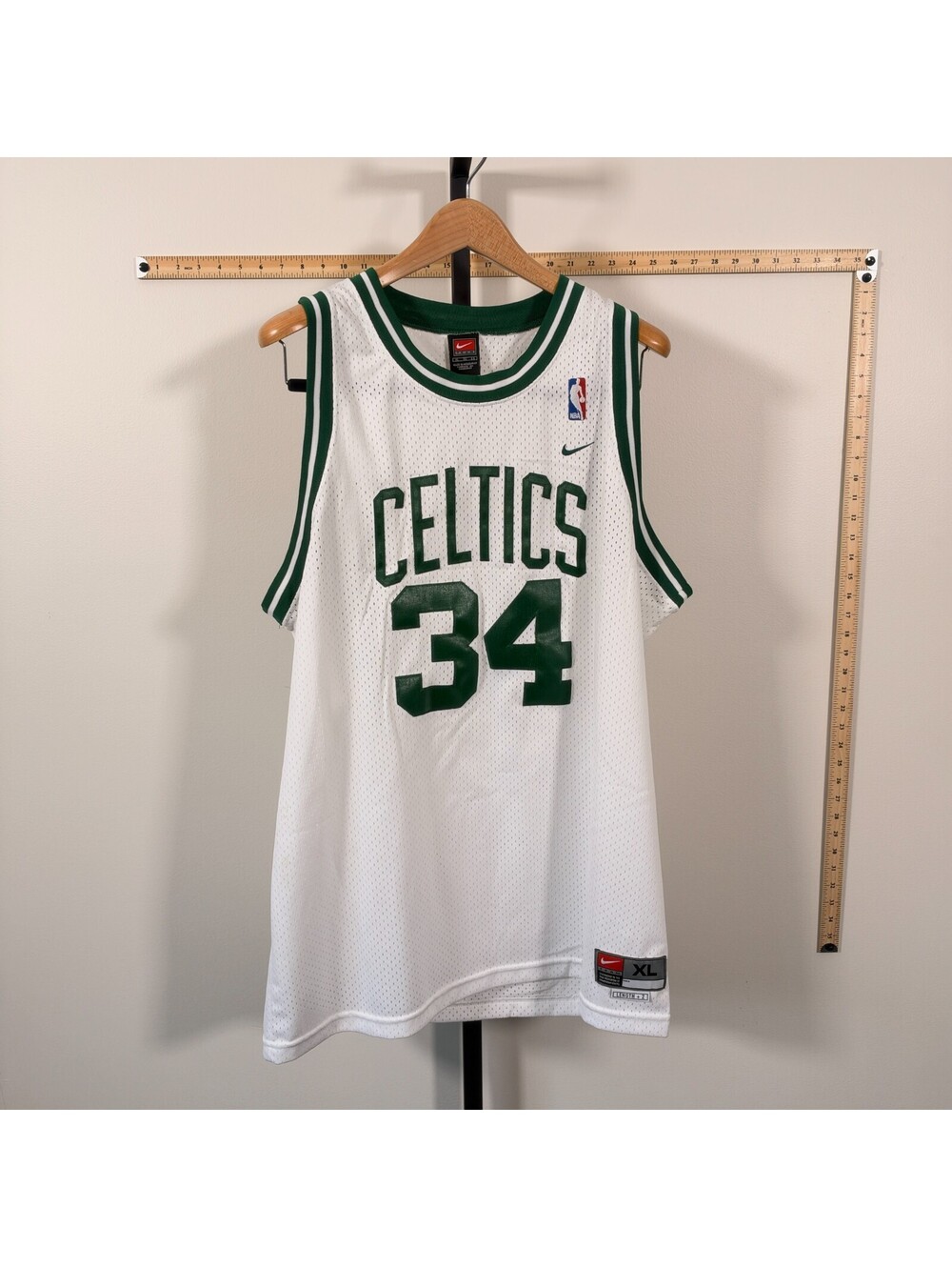NIKE TEAM PAUL PIERCE #34 CELTICS WHITE JERSEY SIZE XL MENS